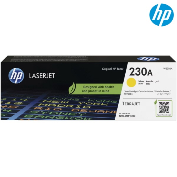 HP 정품토너 No.230A W2302A 노랑 (4203dn/1800매)