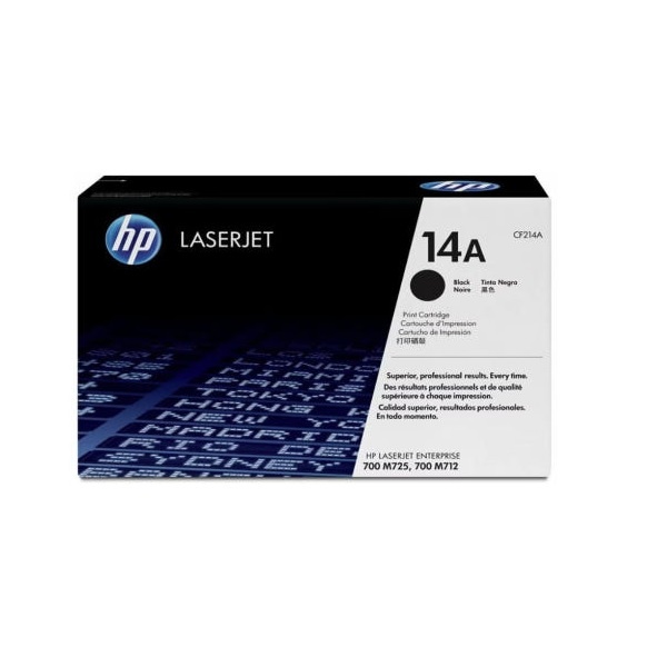 HP 정품토너 No.14A  CF214A 검정 (M712dn/10000매)