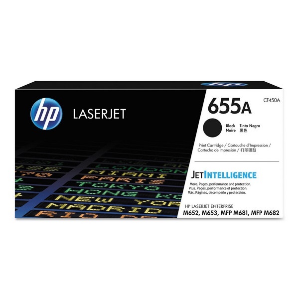 HP 정품토너 No.655A CF450A 검정 (M653dn/12500매)