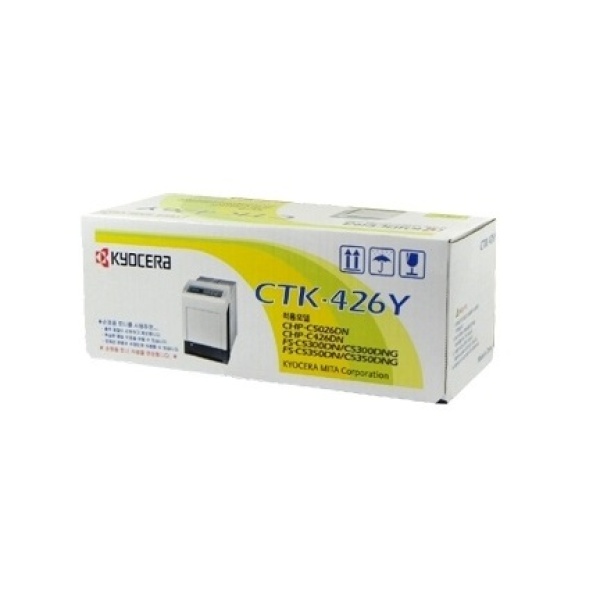 KYOCERA 교세라 정품토너 CTK-426Y 노랑 (FS-C5300dn/10K)