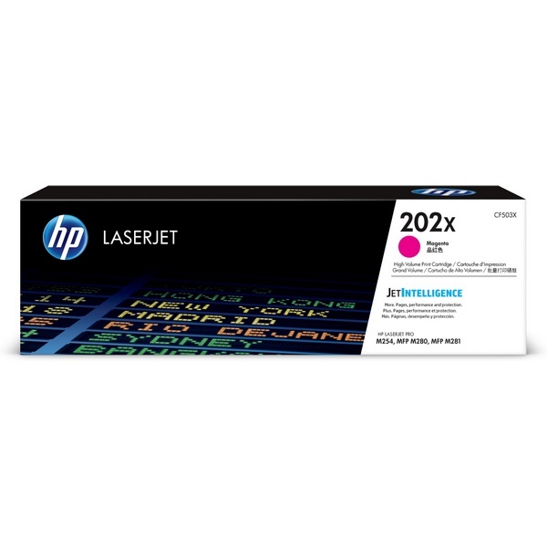 HP 정품토너 No.202X CF503X 빨강 (M280nw/2500매)