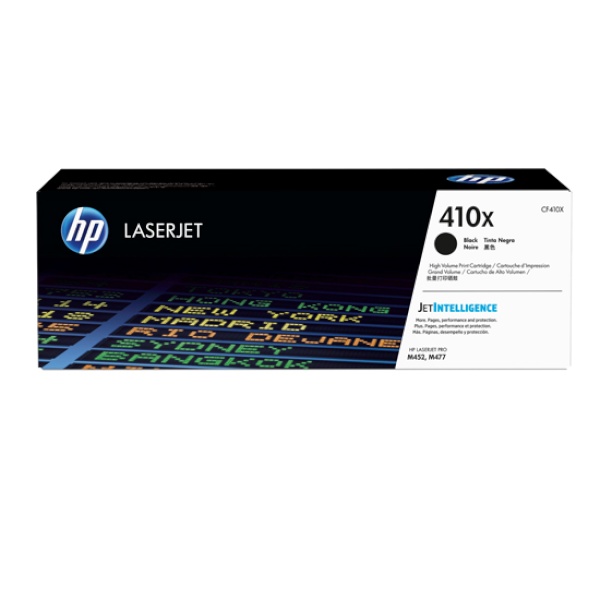 HP 정품토너 No.410X CF410X 검정 (M452dn/6500매)